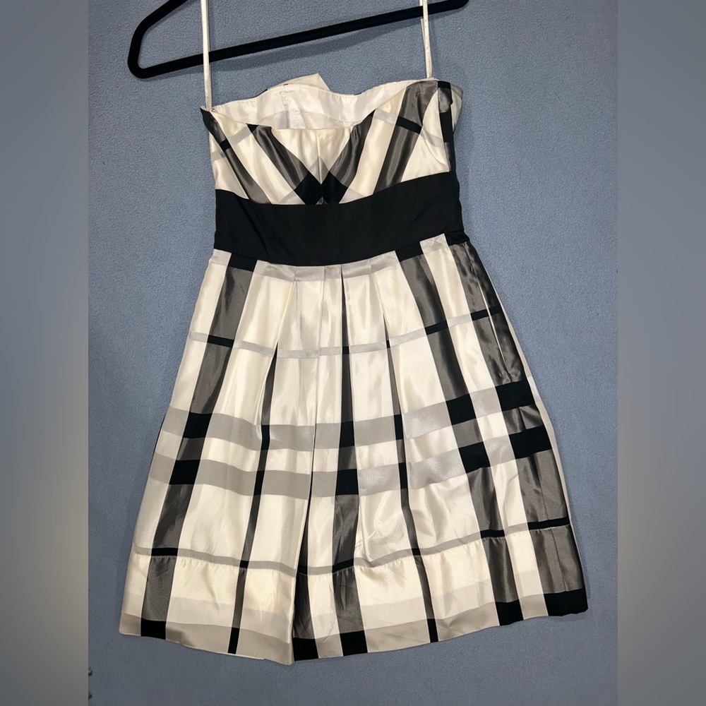White House Black Market Monochrome Skirt